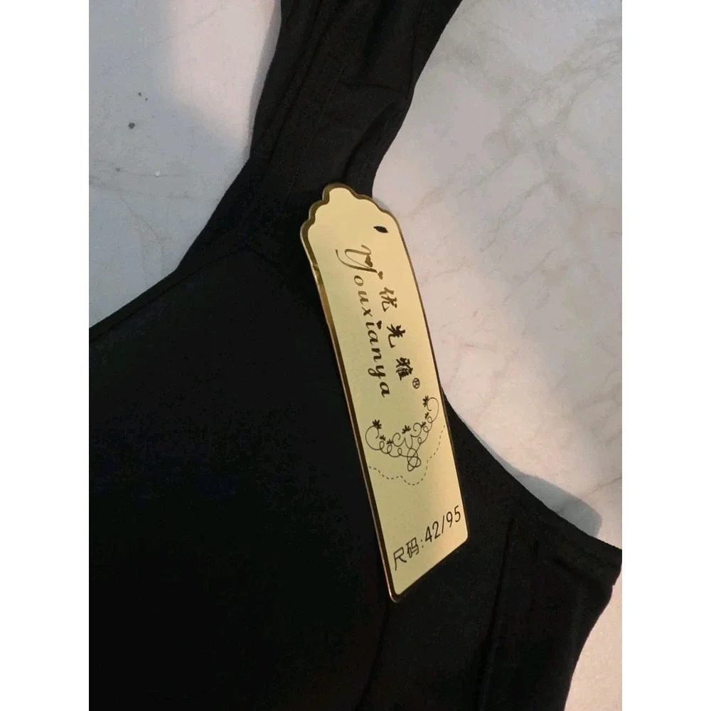 Black Front Snap Nursing Bra Wireless Comfort Bra Size 42/95 NWT Lot Of 2 - Picture 4 of 10